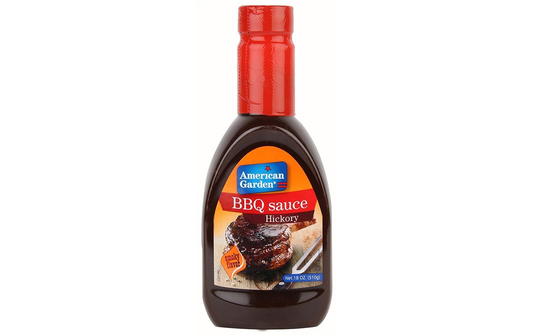 American Garden BBQ Sauce Hickory Smoky Flavor   Plastic Bottle  510 grams